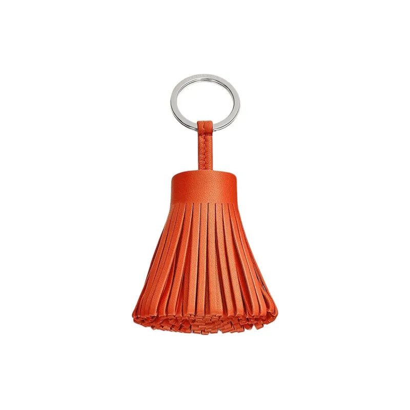 HERMES Milo Lambskin Keychain Bag Accessory Women's 9J Feu Flame Orange-0