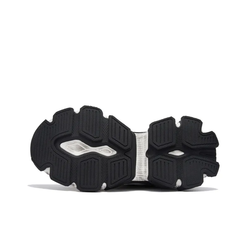 FERNANDA FRANKLIN Chunky Sneakers Unisex Low Top Black/White-4