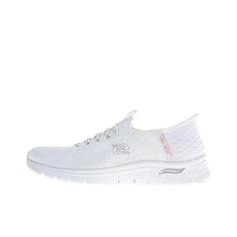 Skechers ARCH FIT VISTA Cushioning Wear-Resistant Low-Top Casual Shoes Women's White-0