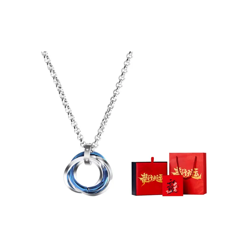 JUICY GRAPE Individual Three Loop Minimalist Style Versatile Collarbone Chain Necklaces Men's-7