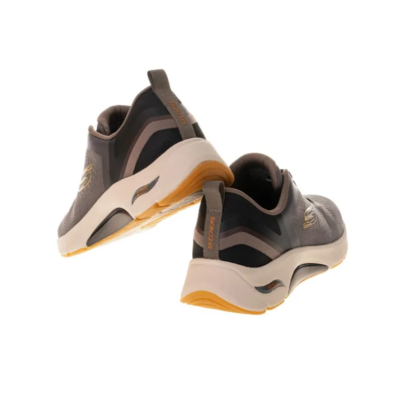 Skechers Skech-Air Arch Fit Cushioning Wear-Resistant Low-Top Casual Shoes Men's Brown-2