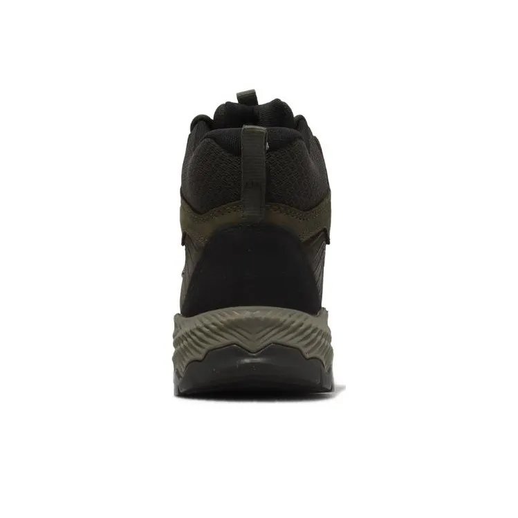 MERRELL Forestbound Mid WP Cushioning Wear-Resistant High-Top Hiking Shoes Men's Army Green-3