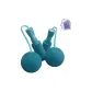 Peacock Blue Jump Rope 6.5cm Weighted Ball with Storage Bag