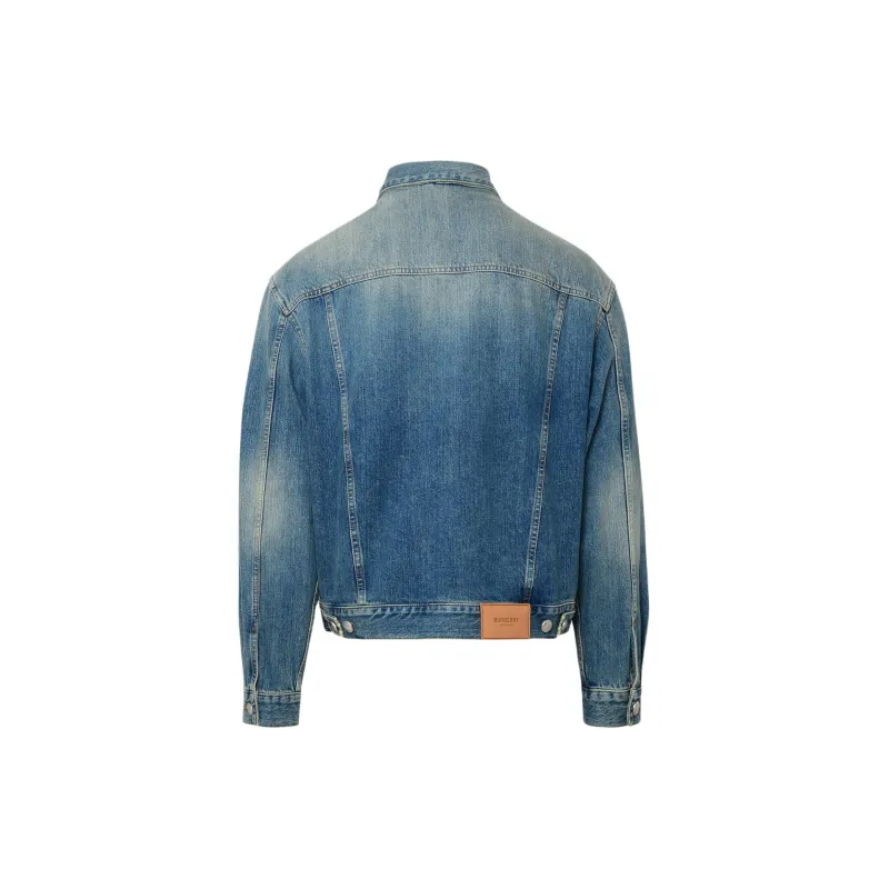 Burberry Denim Jacket Men's Blue-1