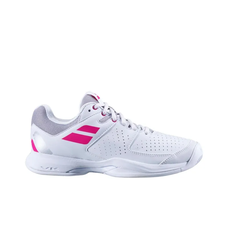 Babolat Cushioning Slip Resistant Low Top Tennis Shoes Women's White-1
