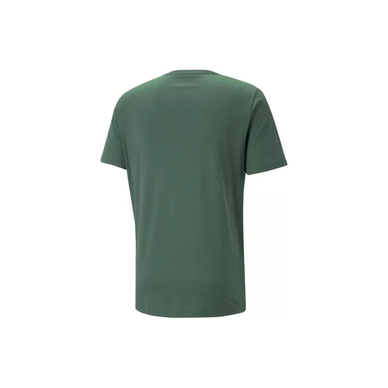 PUMA ESS LOGO TEE S T-Shirt Men's Green-1