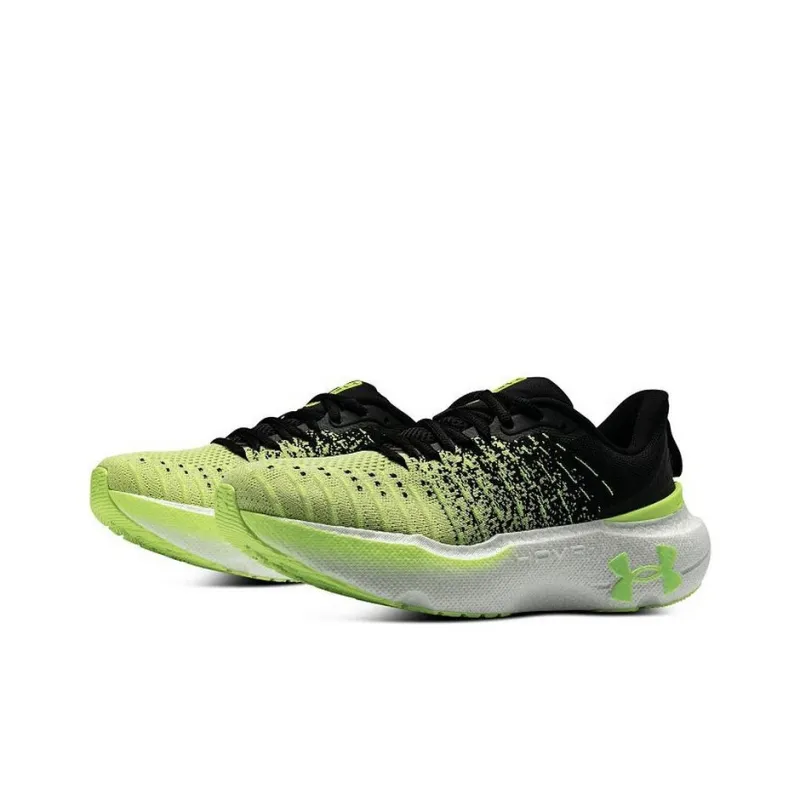 Under Armour Infinite Elite Low-Top Casual Running Shoes Men's Black Yellow-2