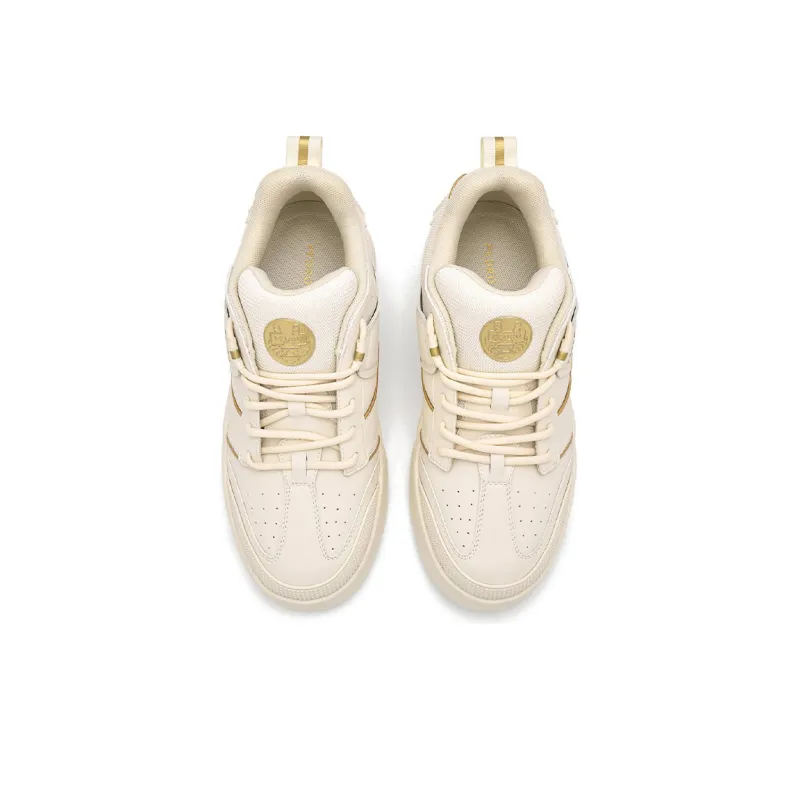 PEDRO Skateboard Shoes Women's Low Top White-2