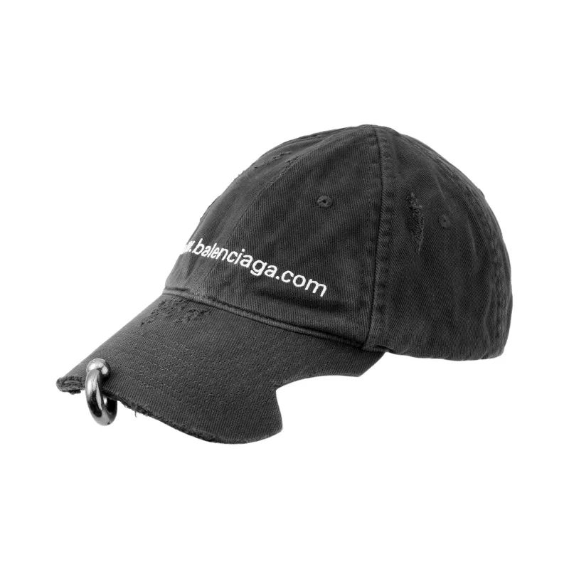 Balenciaga Front Piercing Faded Cap-1