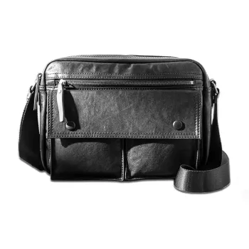 Back step Shoulder Bags Black