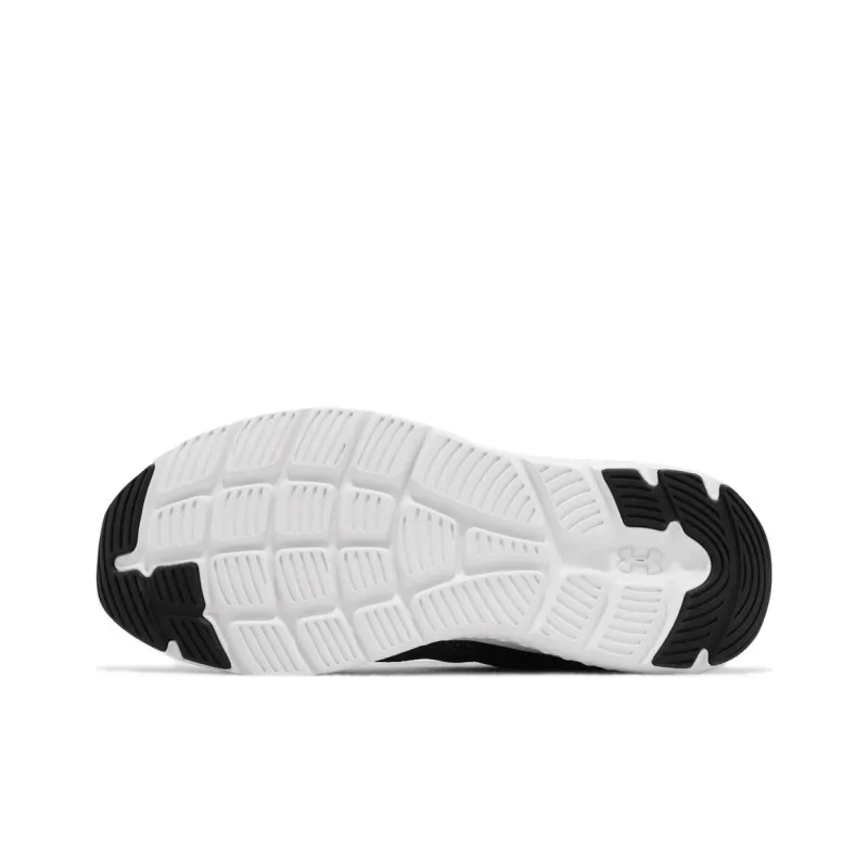 Under Armour Charged Impulse 3 Abrasion Resistant Low Top Running Shoes Men's Black White-6