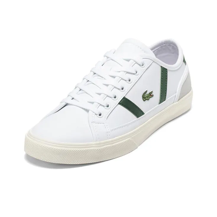 LACOSTE Low Top Skateboard Shoes Men's White-1