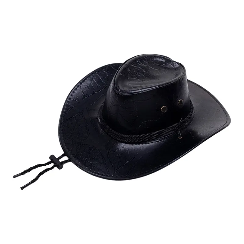 JW Artificial Leather Bucket Hats Unisex-2