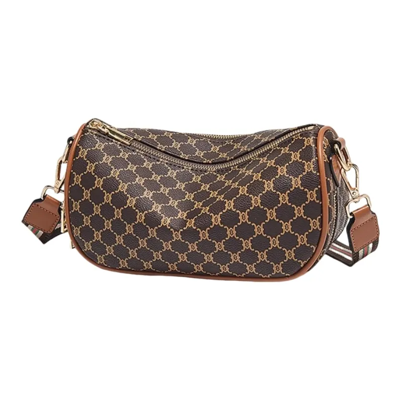 Marino Orlandi Synthetic Leather Dumpling Bag Pillow Bag Fanny Pack Shoulder Bag Crossbody Bag Women's Coffee/Coffee-3