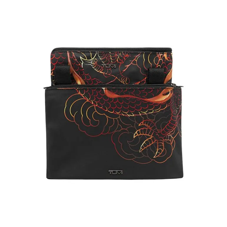 TUMI Voyageur Polyester Tote Bag Shopping Bag Shoulder Bag Handbag Large Size Women's Black-2