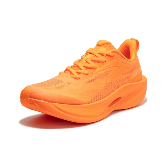 361° Fly 2ET Cushioning Anti Slip Wear Resistant Breathability Low Top Running Shoes Unisex Fluorescent Super Orange-1