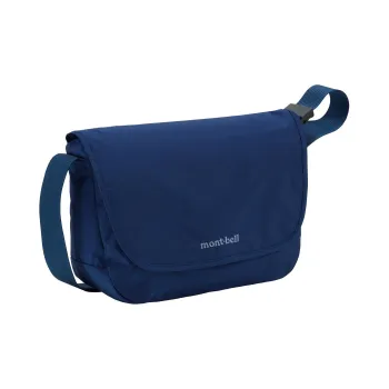 MONTBELL Nylon Crossbody Bag, Shoulder Bag Medium Size Men's Manor Blue