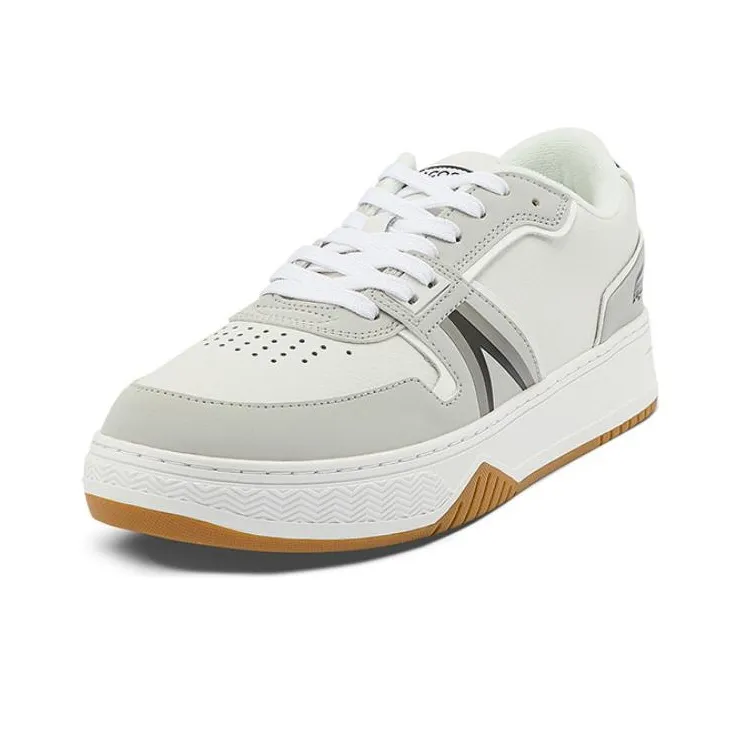 LACOSTE Low Top Skateboard Shoes Men's Gray-1