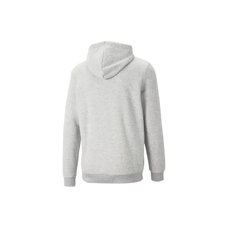 PUMA ESS+ LOGO POWER HOODIE FL Sweatshirt Men's Gray-1