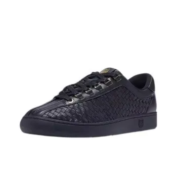 KSWISS Warm Low-Top Skateboard Shoes Unisex Pure Black