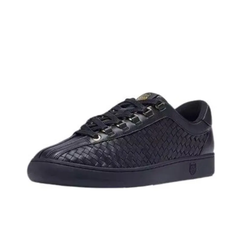 KSWISS Warm Low Top Skateboard Shoes Unisex Pure Black-0