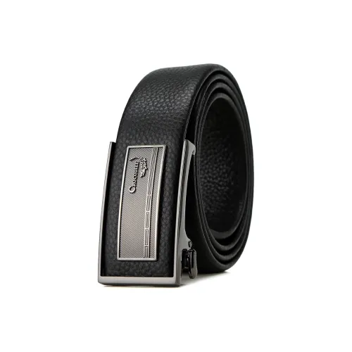 Crocodile Cow Leather Leather Belts Men's 3.6cm