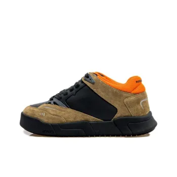 HERON PRESTON Low Key Sneaker Black Orange