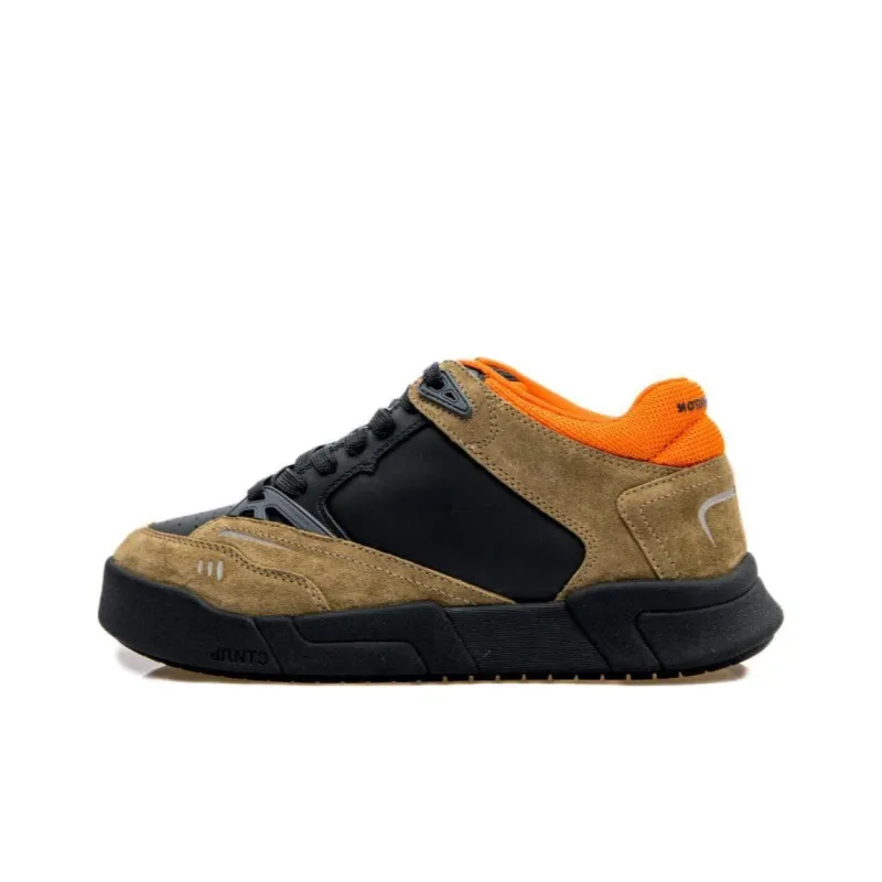 HERON PRESTON Low Key Sneaker Black Orange-0