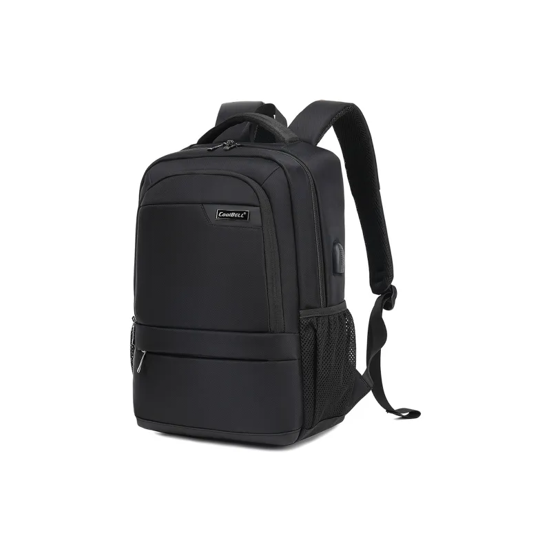 COOLBELL Polyester Backpack Regular Men's Black-0