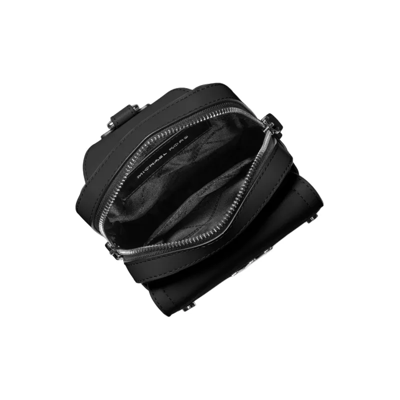 MICHAEL KORS Cow Leather Sling Bag, Fanny Pack, Shoulder Bag, Crossbody Bag Medium Size Men's Black-1