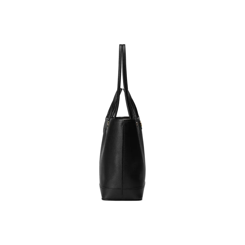 GUCCI Ophidia Leather Tote Bag Shopping Bag Shoulder Bag Handbag Medium Size Women's Black-2