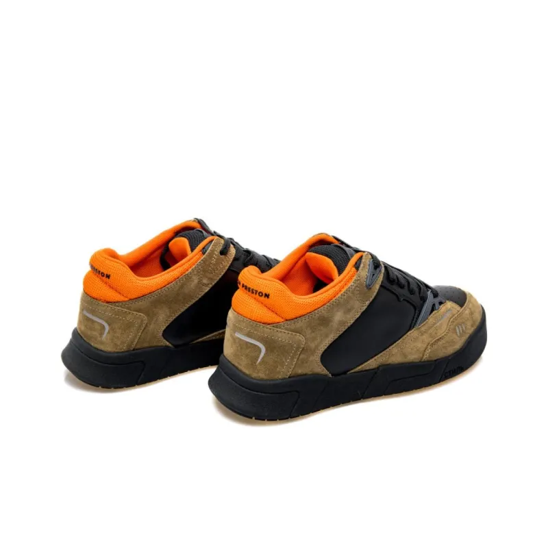 HERON PRESTON Low Key Sneaker Black Orange-3