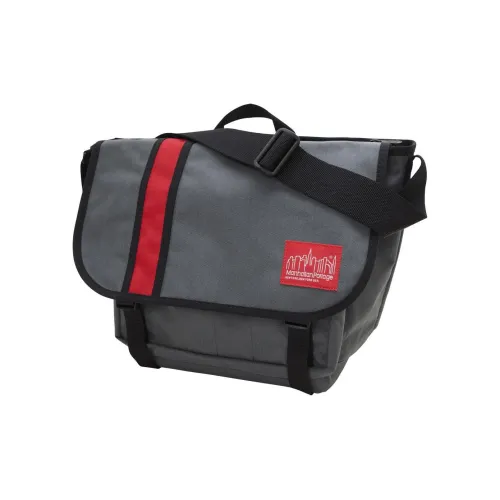 Manhattan Portage Crossbody Bags Gray/Red