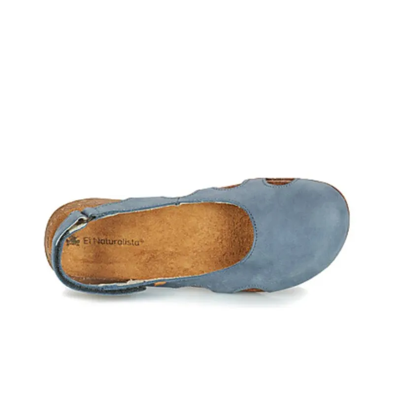 El Naturalista Casual Single Shoes Women's Blue-3