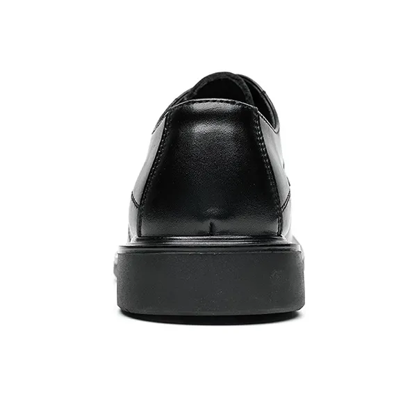 GZZ Dress Shoes Men Low Top Black-3