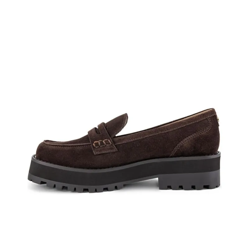 SAM EDELMAN Remy Loafers 4.6cm Women's Chocolate-0