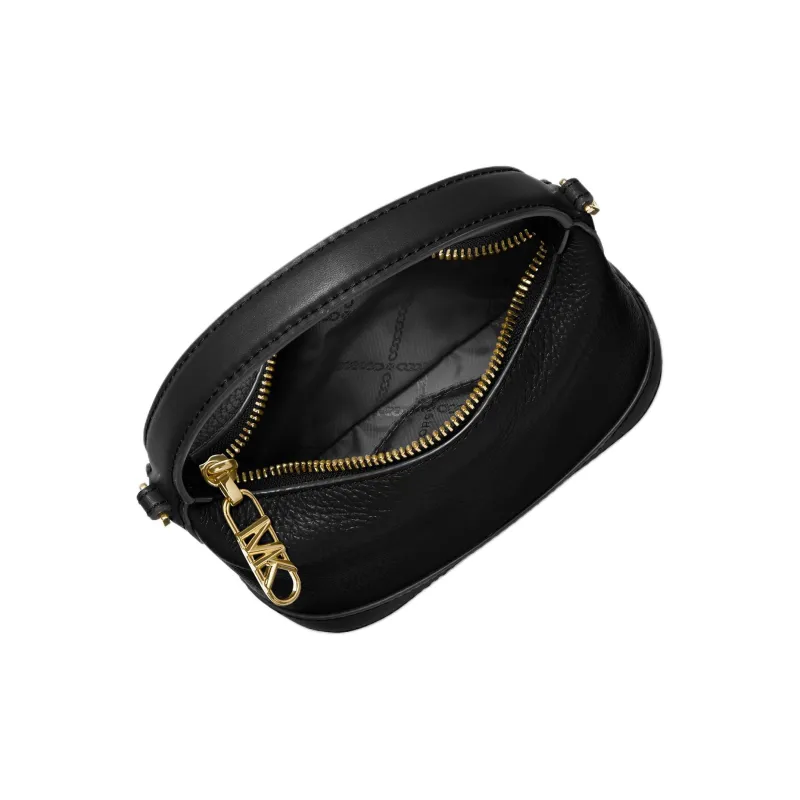 MICHAEL KORS Wythe Cow Leather Handbag, Shoulder Bag, Crossbody Bag Trumpets Women's Black-6