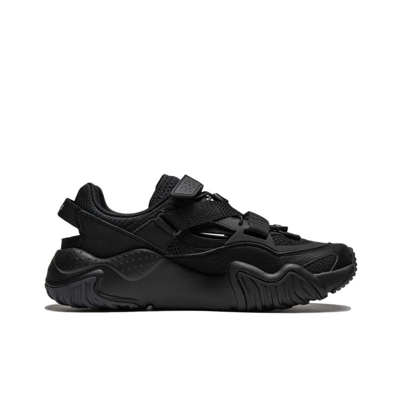 LiNing Sichuan Tour Anti Slip Wear Resistant Low Top Casual Shoes Men's Black-1