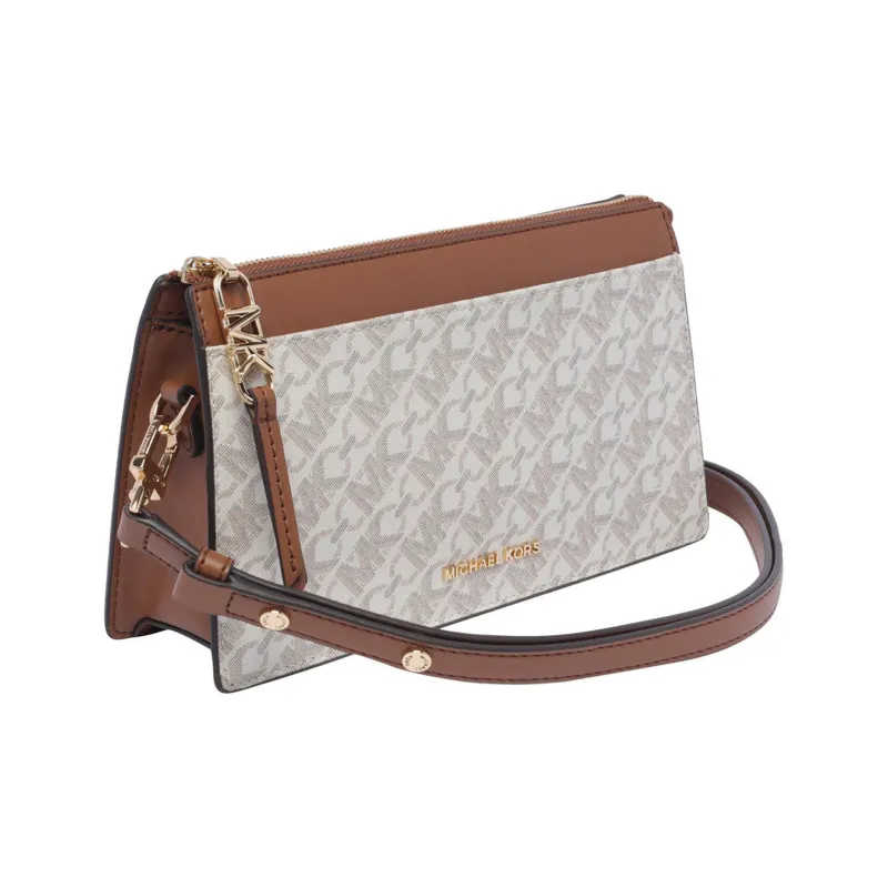MICHAEL KORS Calfskin Crossbody Bag Shoulder Bag Women's Beige-1