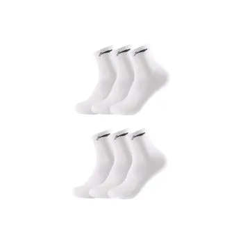 LiNing Mid Calf Socks Unisex 6 Pack