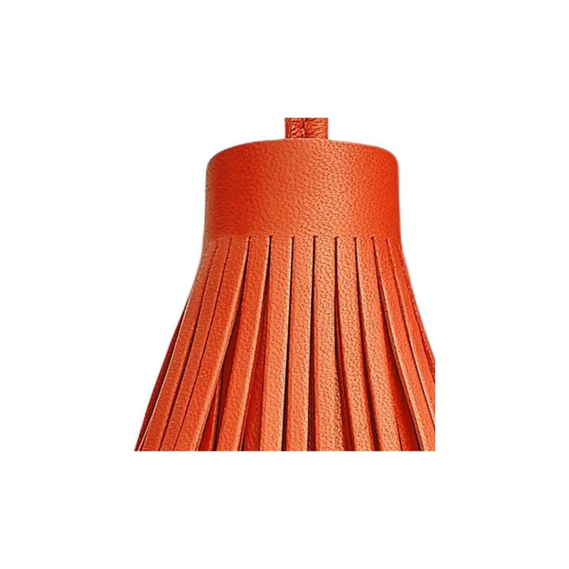 HERMES Milo Lambskin Keychain Bag Accessory Women's 9J Feu Flame Orange-1