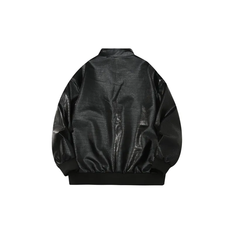 FORCEREPUBLIK Leather Jacket Unisex-1