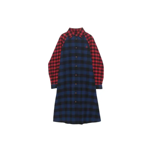 Vivienne Westwood Long-Sleeved Dresses Women's Blue