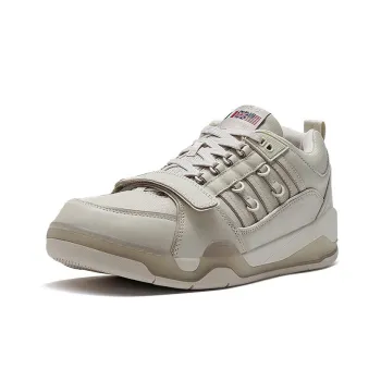 KSWISS Slip Resistant Shock Absorbers Low Top Skateboard Shoes Unisex Beige