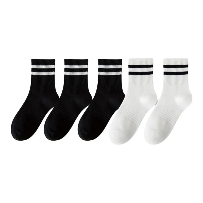 MIIOW Mid Calf Socks Men's 5 Pack-1