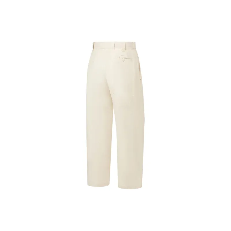 LiNing x CHENGLONG LIANMINGKUAN Casual Pants Men's Papyrus White-1