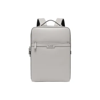 MICHAEL KORS MK Cooper Artificial Leather With Textile Backpack Medium Size Men's Pearl Gray