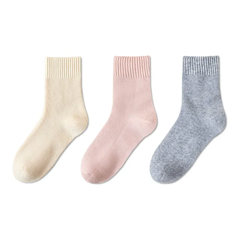 MIIOW Mid Calf Socks Women's 3 Pack-25