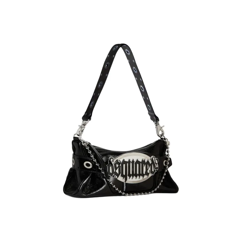DSQUARED 2 Gothic Logo Plaque Shoulder Bag-1