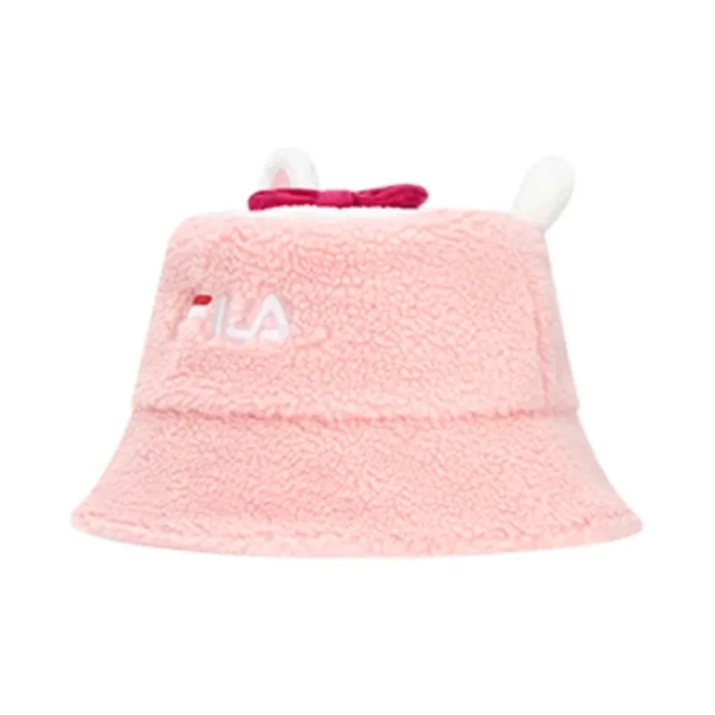 FILA Cotton Polyester Bucket Hats Women's Pink-1